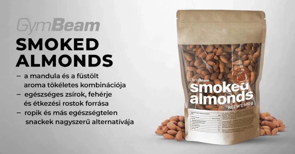 Füstölt mandula - 500 g - GymBeam